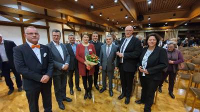Neujahrsempfang 2020 - Gruppenbild
Maik Schlicht, Jens Gnisa, Claudia Meier, Minister Herbert Reuel, Superintendent  Dirk Hauptmeier, Kerstin Vieregge MdB